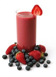 Smoothie fruits rouges
